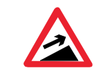 Steep hill upwards